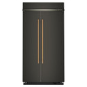 Kitchenaid® 25.5 Cu. Ft. 42" Built-In Side-by-Side Refrigerator with Platinum Interior KBSN742SBE