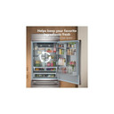 Kitchenaid® 20.8 Cu. Ft. 36" Built-In Bottom Mount Refrigerator with Platinum Interior KBBR336SPS