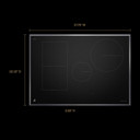 Jennair® 30" Lustre Smart Induction Cooktop with Temperature-Controlled Cooking JICT730SS Jennair® 30" Lustre Smart Induction Cooktop with Temperature-Controlled Cooking JICT730SS