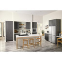 OPENBOX of Kitchenaid® 19.4 cu. ft. 36-inch wide Counter-Depth 4-Door Refrigerator with PrintShield™ Finish KRQC506MPS