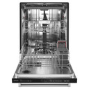 OPRNBOX of KitchenAid® 39 dBA Dishwasher in PrintShield™ Finish with Third Level Utensil Rack KDTE204KPS