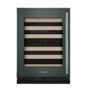 Kitchenaid® 24" Undercounter Wine Cellar with Full-Extension Wood-Front Racks KUWL524SJP