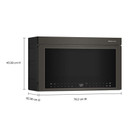 Kitchenaid® Multifunction Over-the-Range Microwave Oven with Flush Built-In Design YKMMF530PBE