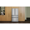 Kitchenaid® 30 cu. ft. French Door Refrigerator with Exterior Water and Ice KRFF436SPS