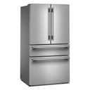Kitchenaid® 30 cu. ft. French Door Refrigerator with Interior Water and Ice and FreshChill™ Full-Width Refrigerated Drawer KRMF336SPS