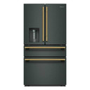 Kitchenaid® 29 cu. ft. French Door Refrigerator with Exterior Water and Ice and FreshChill™ Full-Width Refrigerated Drawer KRMF436SJP