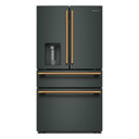 Kitchenaid® 29 cu. ft. French Door Refrigerator with Exterior Water and Ice and FreshChill™ Full-Width Refrigerated Drawer KRMF436SJP