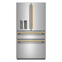 Kitchenaid® 29 cu. ft. French Door Refrigerator with Exterior Water and Ice and FreshChill™ Full-Width Refrigerated Drawer KRMF436SPS