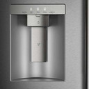 Kitchenaid® 29 cu. ft. French Door Refrigerator with Exterior Water and Ice and FreshChill™ Full-Width Refrigerated Drawer KRMF436SBE