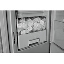 Kitchenaid® 29 cu. ft. French Door Refrigerator with Exterior Water and Ice and FreshChill™ Full-Width Refrigerated Drawer KRMF436SBE