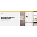 Whirlpool® 36-inch Wide True Counter Depth 3-Door French Door Refrigerator - 23.4 cu. ft. WRFC5036RW