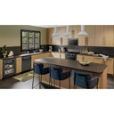 Kitchenaid® 24" Beverage Center with Glass Door and Wood-Front Racks KUBR524SBE
