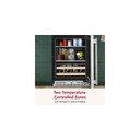 Kitchenaid® 24" Beverage Center with Glass Door and Wood-Front Racks KUBR524SBE