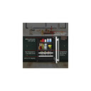 Kitchenaid® 24" Beverage Center with Glass Door and Metal-Front Racks KUBR524SSB