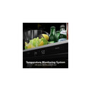 Kitchenaid® 24" Beverage Center with Glass Door and Metal-Front Racks KUBL524SSB