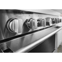 Openbox of KitchenAid® 36'' Smart Commercial-Style Dual Fuel Range with 6 Burners KFDC506JSS(2 years warranty)