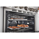 Openbox of KitchenAid® 36'' Smart Commercial-Style Dual Fuel Range with 6 Burners KFDC506JSS(2 years warranty)
