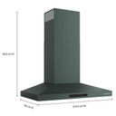 KitchenAid® 36-inch Wall-Mount, 4-Speed Canopy Hood KVWC736SJP