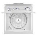Open box  Amana® 4.4 cu. ft. Top-Load Washer with High Efficiency Agitator NTW4519JW