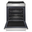 Open box of Kitchenaid® 30-Inch 4-Element Induction Slide-In Convection Range with Air Fry KSIS730PSS (3 years warranty)