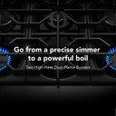 KitchenAid® 36-Inch 6 Burner Commercial-Style Gas Range with No Preheat Air Fry Mode KFGS936SSS
