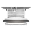 Kitchenaid® 25 Cu. Ft. 36-Inch Standard-Depth French Door Refrigerator with Internal Water Dispenser KRFF136SPS