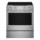 OPENBOX of Kitchenaid® 5.3 Cu. Ft. Slide-in Electric Range with Two Even-Heat™ Hyper Elements and Convection Cooking Modes YKSES530SPS(3 years warranty)