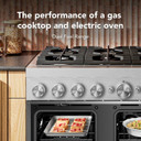 Kitchenaid® 48-Inch 6 Burner Commercial-Style Dual Fuel Range with Griddle KFDD948SSS