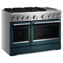 Kitchenaid® 48-Inch 6 Burner Commercial-Style Dual Fuel Range with Griddle KFDD948SAG