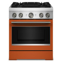 Kitchenaid® 30-Inch 4 Burner Commercial-Style Dual Fuel Range with No Preheat Air Fry Mode KFDS930SSC