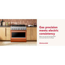 Kitchenaid® 36-Inch 6 Burner Commercial-Style Dual Fuel Range with No Preheat Air Fry Mode KFDS936SSC