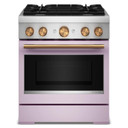 Kitchenaid® 30-Inch 4 Burner Commercial-Style Dual Fuel Range with No Preheat Air Fry Mode KFDS930SWF