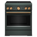 Kitchenaid® 30-Inch 4-Element Induction Freestanding Commercial-Style Range with Air Fry KFIS930SJP
