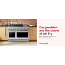 KitchenAid® 48-Inch 6 Burner Commercial-Style Gas Range with Griddle KFGD948SSS