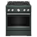 KitchenAid® 30-Inch 4 Burner Commercial-Style Gas Range with No Preheat Air Fry Mode KFGS930SJP