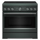Kitchenaid® 36-Inch 6-Element Induction Freestanding Commercial-Style Range with Air Fry KFIS936SJP