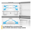 Whirlpool® 30-inch Wide Top Freezer Refrigerator with Total Coverage Cooling- 19 Cu. Ft. WRTX7419SB