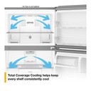 Whirlpool® 30-inch Wide Top Freezer Refrigerator with Total Coverage Cooling- 19 Cu. Ft. WRTX7419SW