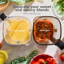 KitchenAid® Pure Power Blender with a 68oz plastic jar and a 62oz glass jar KSB2076BM