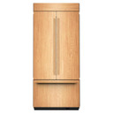 Kitchenaid® 20.8 Cu. Ft. 36" Built-In Panel-Ready French Door Bottom Mount Refrigerator with Platinum Interior KBFN536TPA