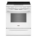 Whirlpool® 30-inch Electric Smart Range with No Preheat Mode and Steam Clean YWSES3330TW