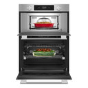 Kitchenaid® 30-inch Smart Electric Combo Wall Oven with Intelligent Cooking Camera - PrintShield™ Finish KOEC930SPS
