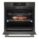 Kitchenaid® 30-inch Smart Electric Single Wall Oven with Intelligent Cooking Camera - Black Ore KOES930SBE