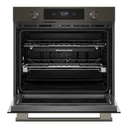 Kitchenaid® 30-inch Smart Electric Single Wall Oven with Intelligent Cooking Camera - Black Ore KOES930SBE