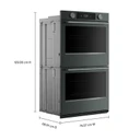 Kitchenaid® 30-inch Smart Electric Double Wall Oven with Intelligent Cooking Camera - Juniper KOED930SJP
