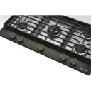 KitchenAid® 36  in. Gas Cooktop with 5 Burners and Integrated Wok Grate KCGK536SBE