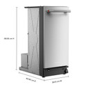 KitchenAid 15 in. Built-In Trash Compactor with Built-In Odor Management System KTTP515TSS