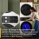 Whirlpool® Smart ENERGY STAR® Front Load Laundry Tower 5.2 cu. ft. Washer & 7.4 cu. ft. Electric Dryer with UV Clean Technology and FreshFlow™ Vent System YWEF5727TW