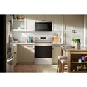 openbox of Whirlpool® 30-inch Electric Range with Air Cooking Technology YWFES5730SW  (2 years warranty)
