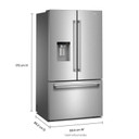 Maytag® 30 Cu. Ft. XL Capacity French Door Bottom Mount Refrigerator with In-Door-Ice® Dispensing System MRFF5336TZ